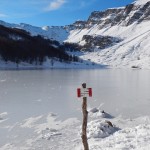 Lago Baccio ghiacciato