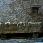 Sarcofago romano nella chiesa di Diecimo