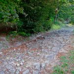 Il lastricato dell'antica via romana